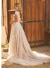 Cap Sleeves Lace Tulle V Back Stunning Wedding Dress Cap Sleeves Lace Tulle V Back Stunning Wedding Dress